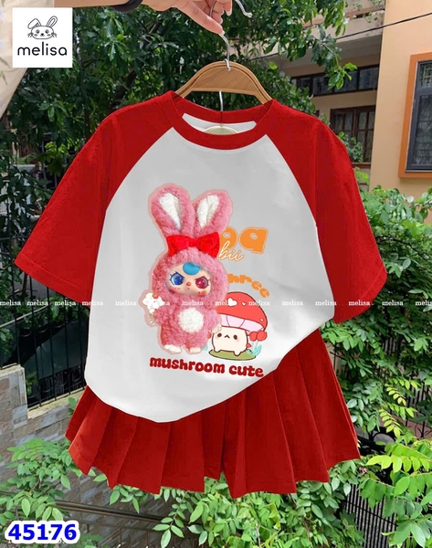 Set Melisa trắng Baby3 nấm