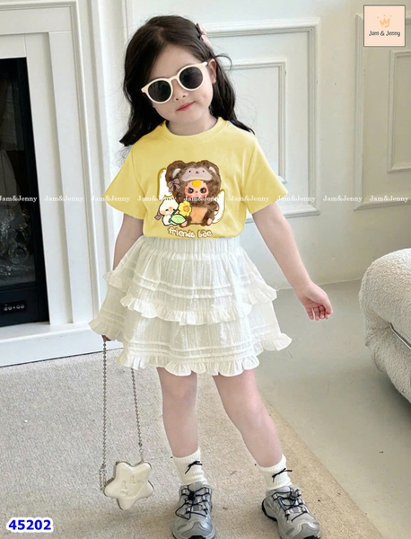 Set Melisa vàng Baby3 gấu