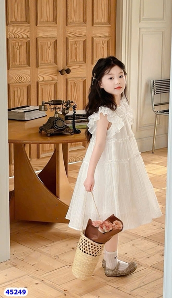 Đầm Sofia trắng cánh tiên