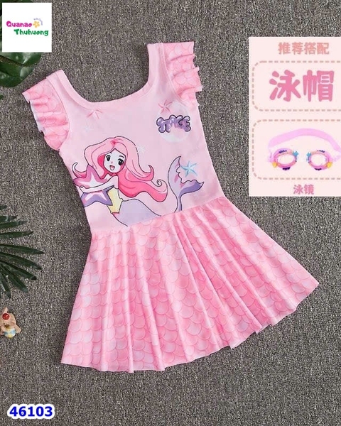Váy bơi Ylike hồng tiên cá