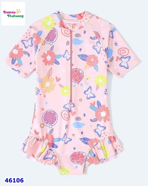 Bộ bơi liền Ylike hoa hồng