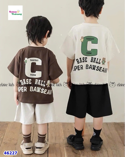 Set Elaine áo kem Baseball