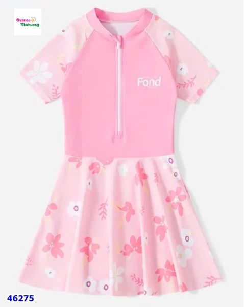 Váy bơi Ylike hồng hoa