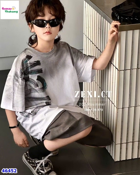 Áo thun ZEXI đen Wang