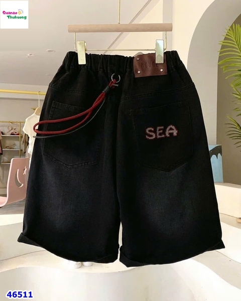Quần short jean đen Cohca
