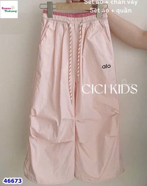 Set Cici hồng Alo, quần hồng