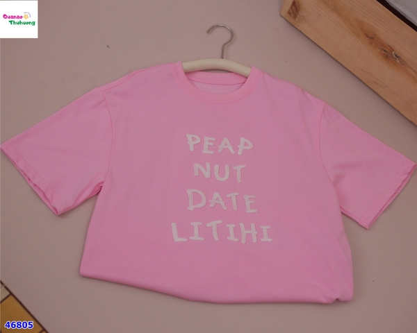 Áo thun hồng PEAP NUT