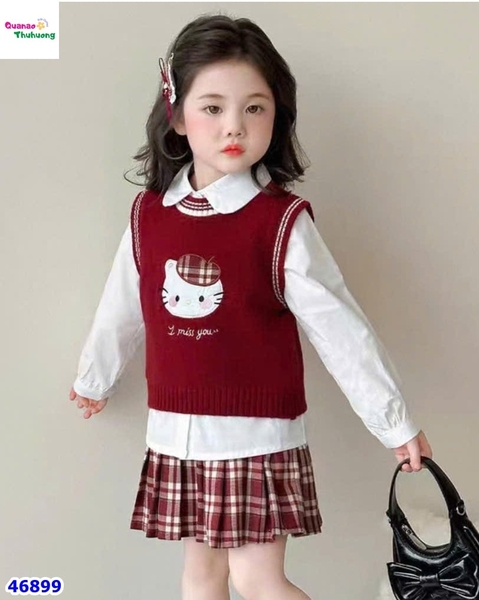 Set 3 món đỏ Hello Kitty