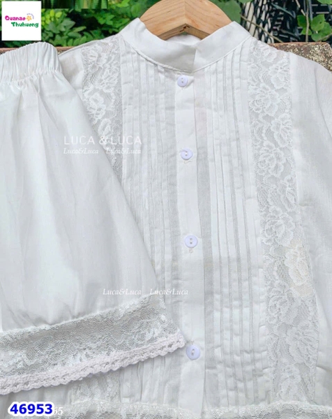 Set Luca somi & chân váy kem trắng