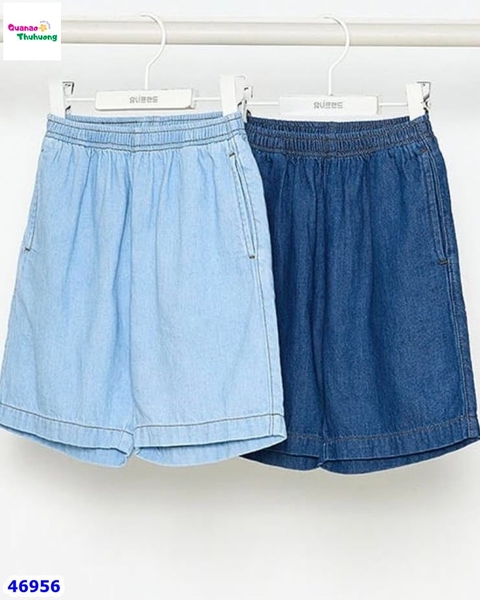 Quần short jean Uni xanh đậm