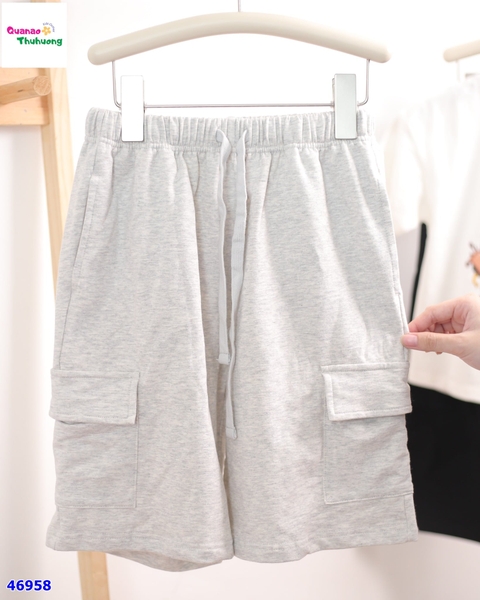 Quần short Uni xám túi hộp