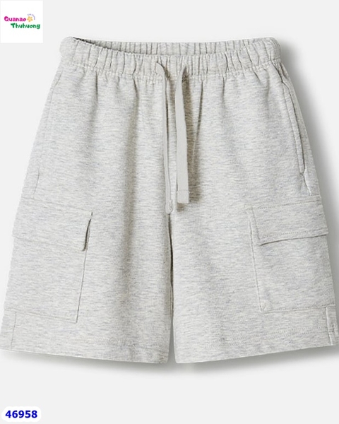 Quần short Uni xám túi hộp