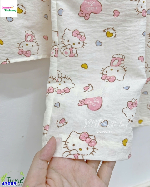 Bộ dài June kem Kitty