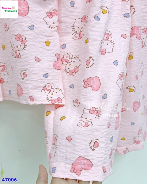 Bộ dài June hồng Kitty