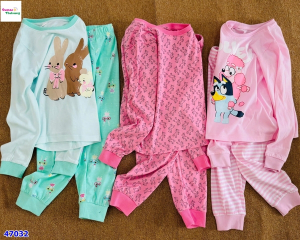 Bộ dài HuniKid bướm hồng