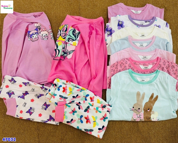 Bộ dài HuniKid bướm hồng