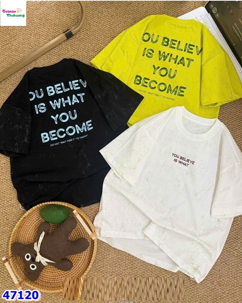 Áo Banbino trắng You believe