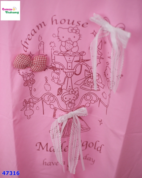 Áo thun hồng Hello Kitty DreamHouse