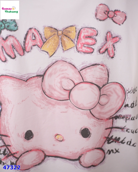 Áo thun trắng Hello Kitty MaEx