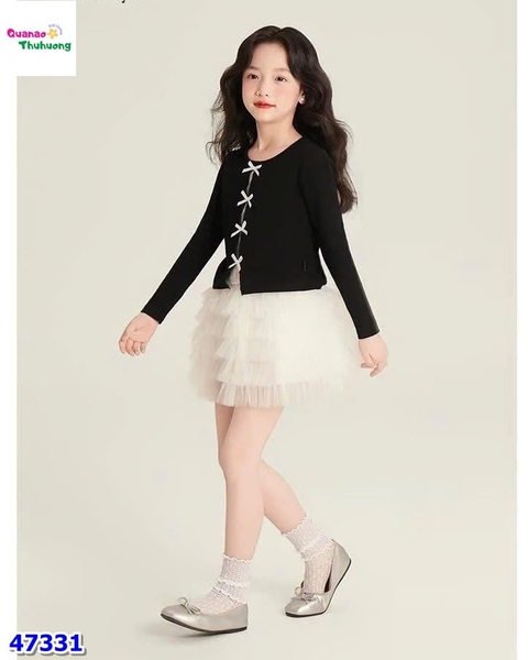 Set ChoHee đen đính nơ