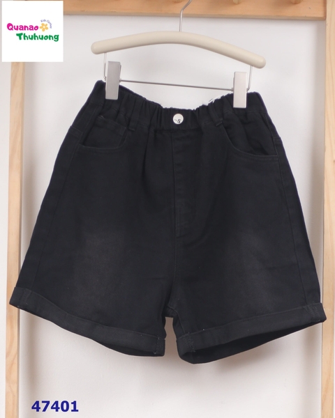Quần short jean đen Miu