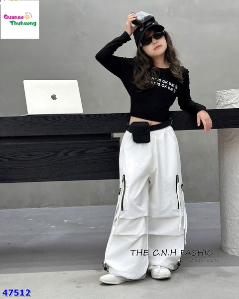 Quần Chaoboy trắng túi hộp dây kéo