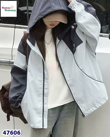 Áo khoác Pipizhu xanh phối đen B