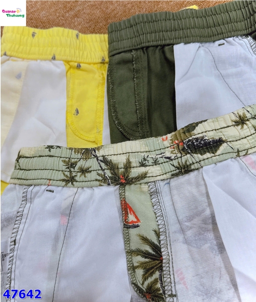Quần short kaki xanh cây dừa