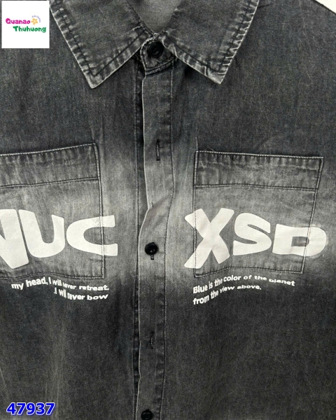 Áo sơ mi XSD đen xám