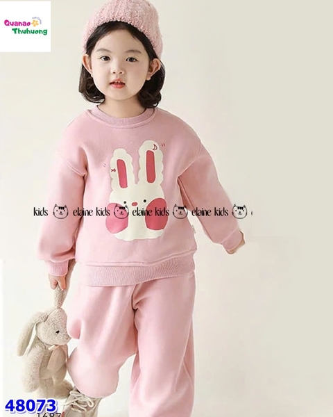 Set bộ dài Elaine hồng thỏ