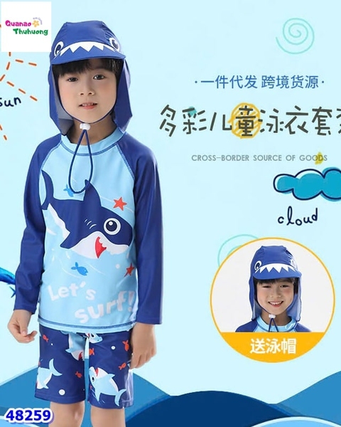 Bộ bơi xanh dương cá mập