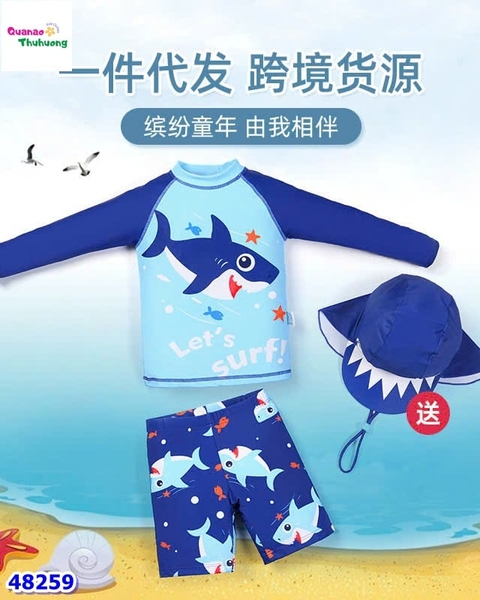 Bộ bơi xanh dương cá mập