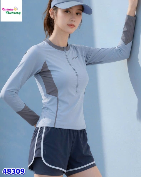Đồ bơi Ylike xanh dương Sport