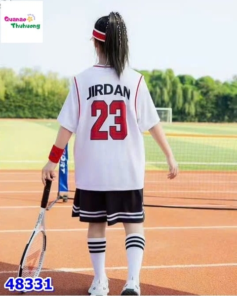 Bộ thể thao trắng Jirdan 23