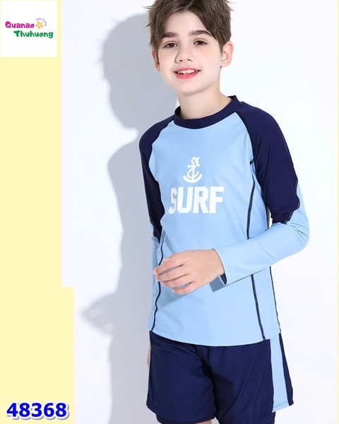 Bộ bơi dài tay xanh Surf