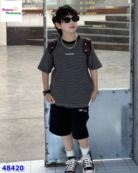 Set bộ sọc xám