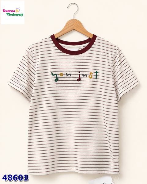 Áo thun sọc đỏ You Just