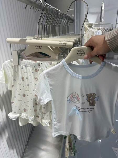 Bộ Tencel T kem gấu & thỏ