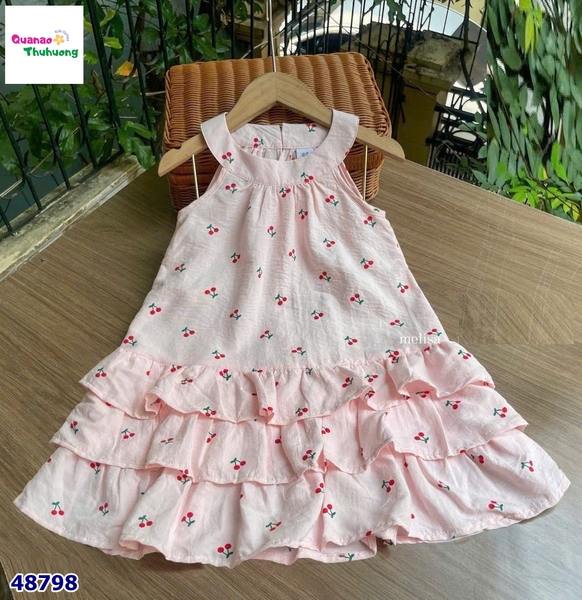 Đầm MLS hồng cherry