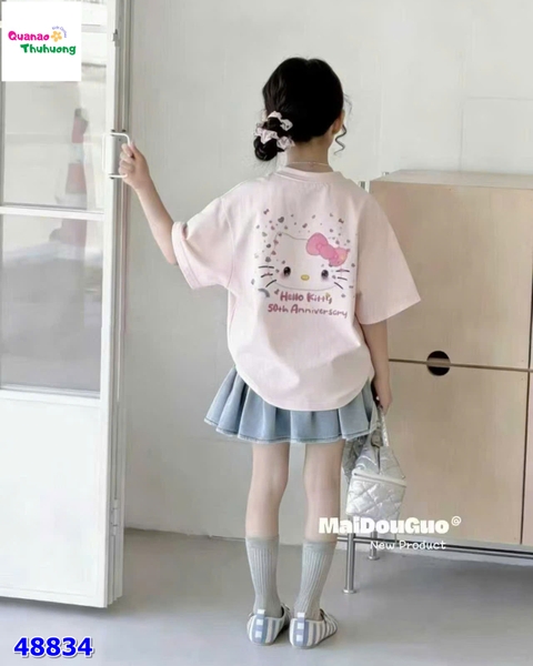 Áo hồng in Kitty 50th