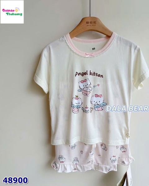 Bộ Tencel T kem Kitty Angel
