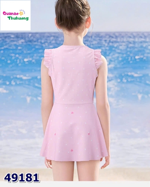 Set váy bơi hồng Kitty ôm gấu