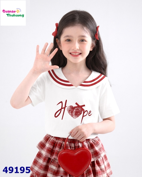 Set váy Nexxi áo kem Hope đỏ