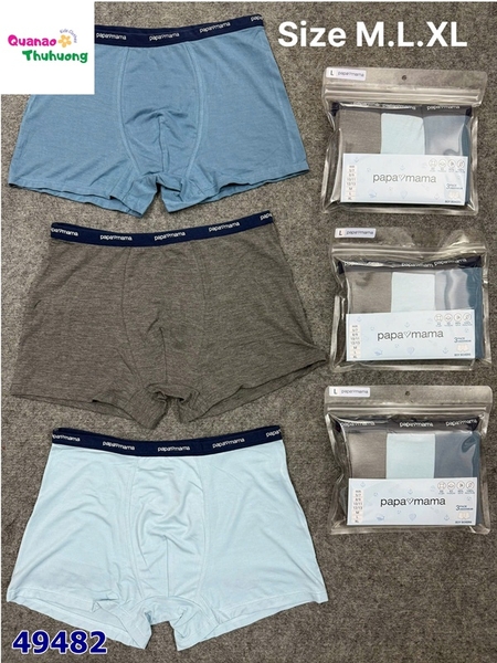Set 3 chip Papa trơn xám đen