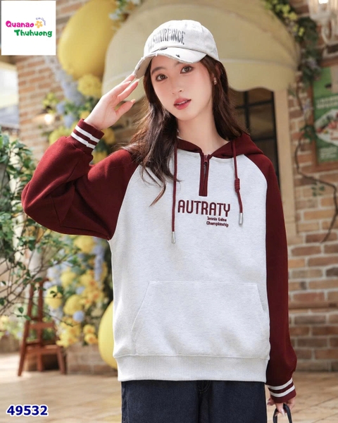 Áo khoác xám, đỏ đô Autraty