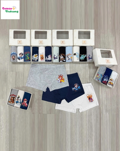 Set 3 chip J&J trắng gấu cheese