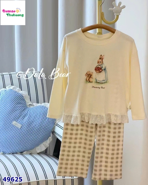 Bộ Tobela dài kem nhà thỏ