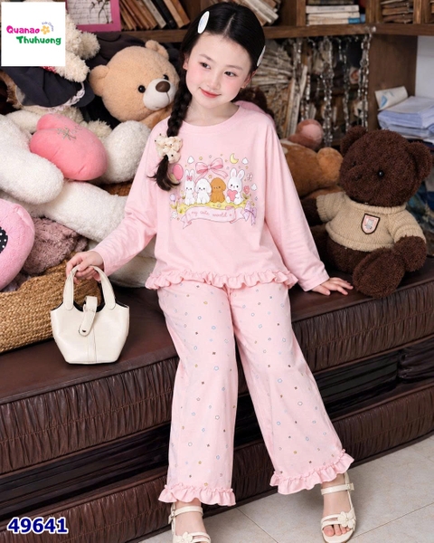 Bộ dài hồng thỏ cún my cute world