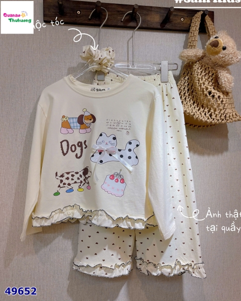 Bộ dài kem cún và mèo