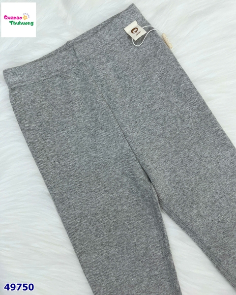 Legging xám nhạt gấu thêu kitty